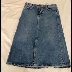 Zara denim skirt